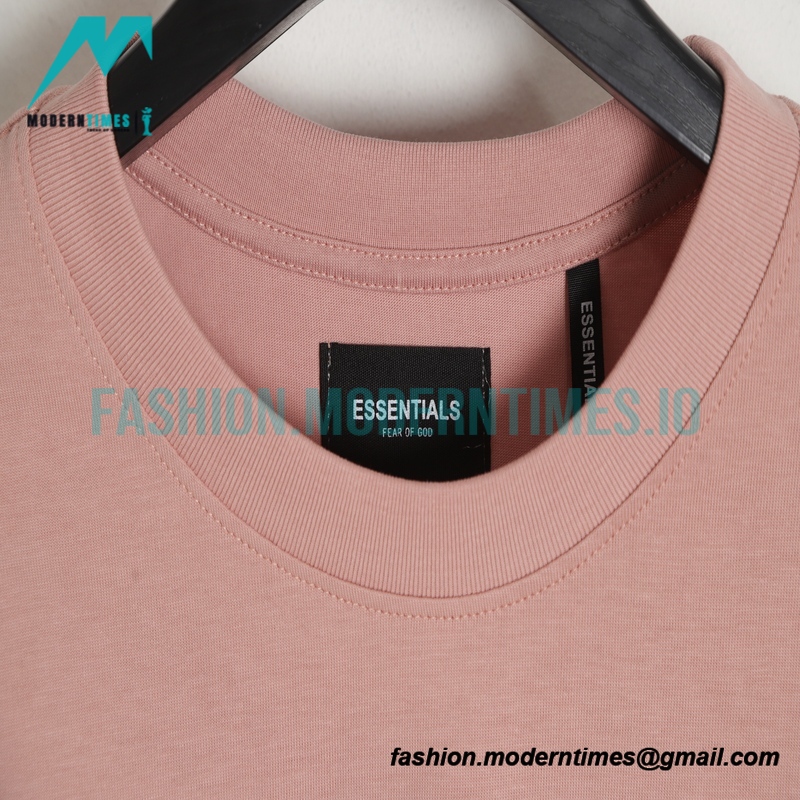 Fear Of God - Short Sleeve T-shirt With Reflective Letter Print On The Back