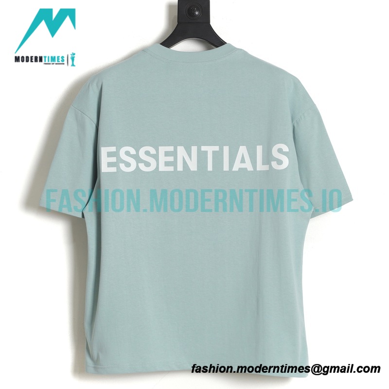 Fear Of God - Short Sleeve T-shirt With Reflective Letter Print On The Back