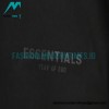 Fear Of God - Short Sleeve T-shirt With Reflective Letter Print On The Back