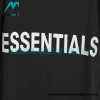 Fear Of God - Short Sleeve T-shirt With Reflective Letter Print On The Back