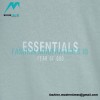 Fear Of God - Short Sleeve T-shirt With Reflective Letter Print On The Back