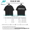 Fear Of God - Short Sleeve T-shirt With Reflective Letter Print On The Back