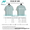 Fear Of God - Short Sleeve T-shirt With Reflective Letter Print On The Back