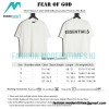 Fear Of God - Short Sleeve T-shirt With Reflective Letter Print On The Back