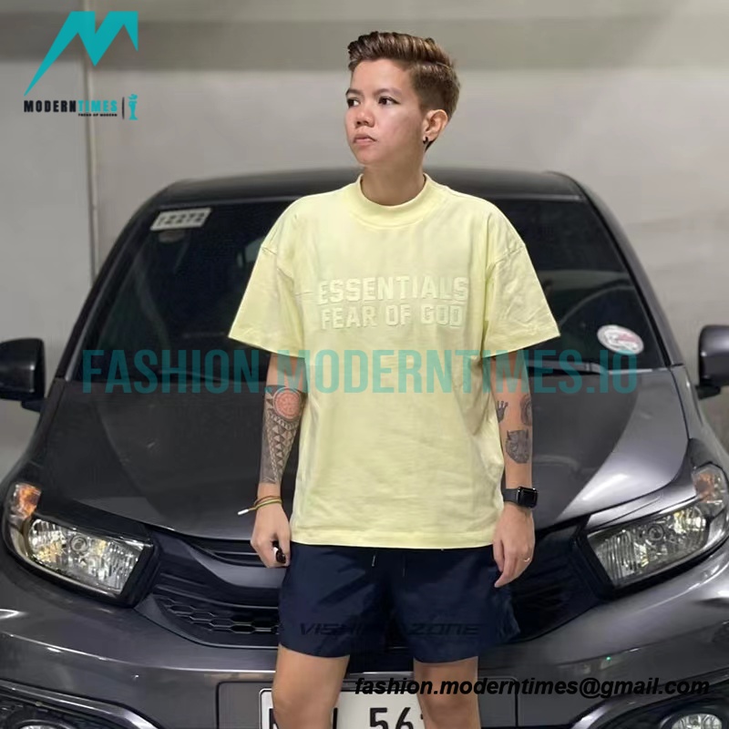 Fear of God - Double-row Large-letter Short-sleeved T-shirt