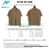 Fear of God - Double-row Large-letter Short-sleeved T-shirt