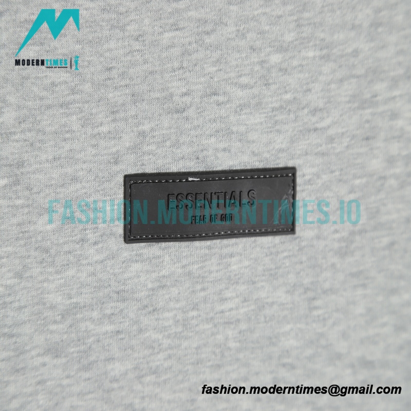 Fear Of God - Double-row Flocked Letter Short-sleeved T-shirt