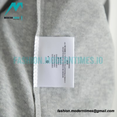 Fear Of God - Double-row Flocked Letter Short-sleeved T-shirt