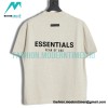 Fear Of God - Double-row Flocked Letter Short-sleeved T-shirt