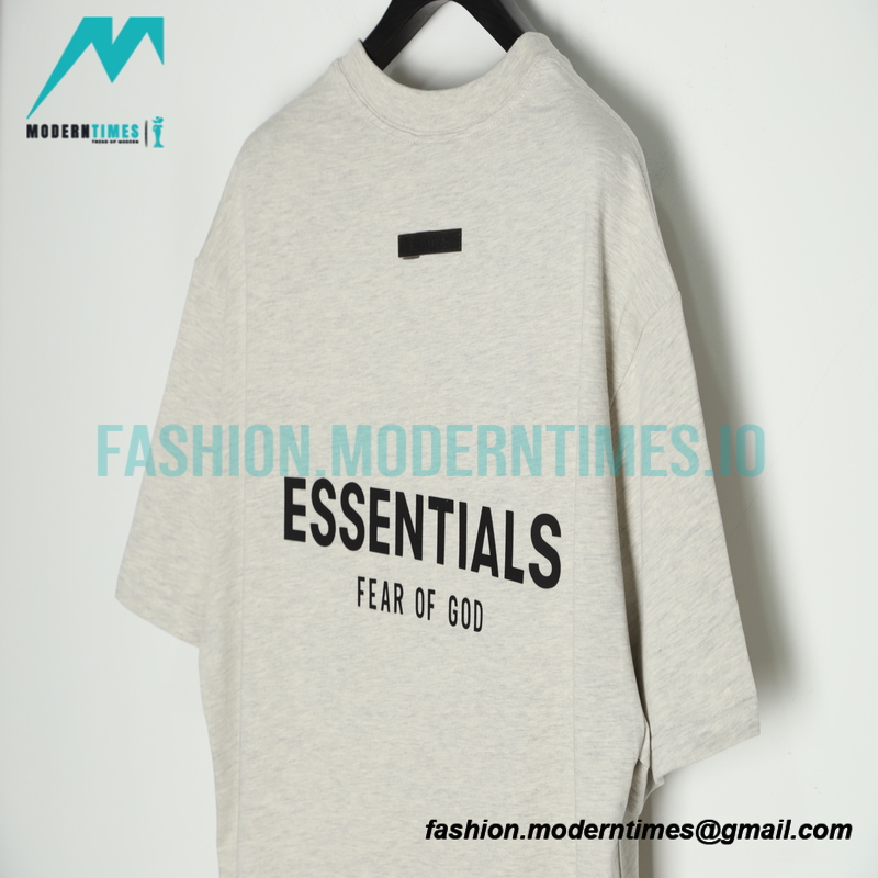 Fear Of God - Double-row Silicone Letter-sleeve T-shirt