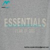 Fear Of God - Double-row Silicone Letter-sleeve T-shirt