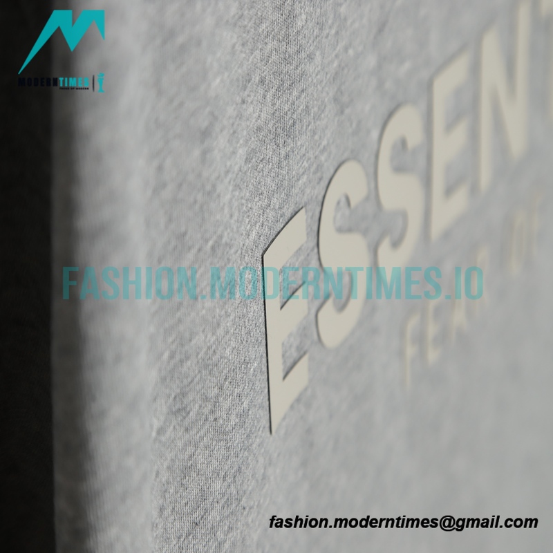 Fear Of God - Double-row Silicone Letter-sleeve T-shirt