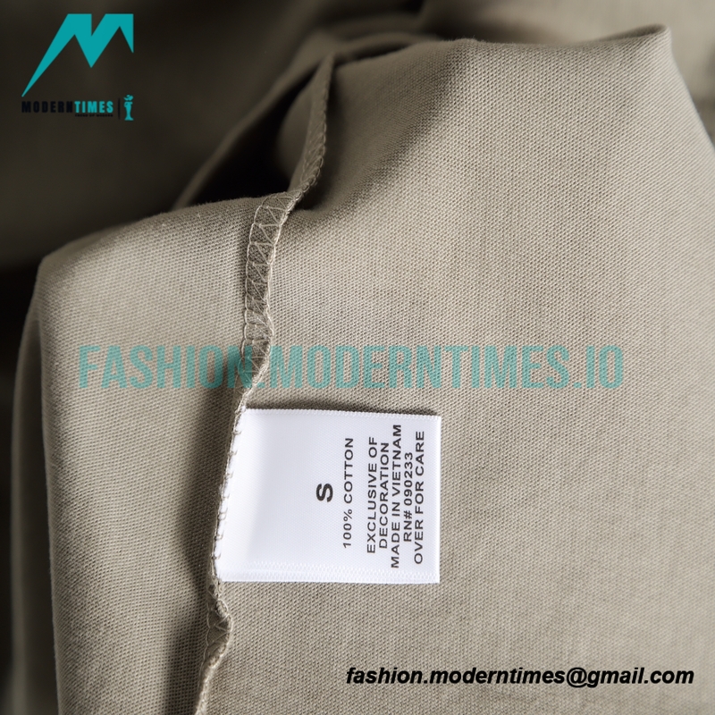 Fear Of God - Double-row Silicone Letter-sleeve T-shirt