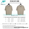 Fear Of God - Double-row Silicone Letter-sleeve T-shirt