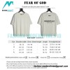 Fear Of God - Double-row Silicone Letter-sleeve T-shirt