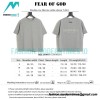 Fear Of God - Double-row Silicone Letter-sleeve T-shirt