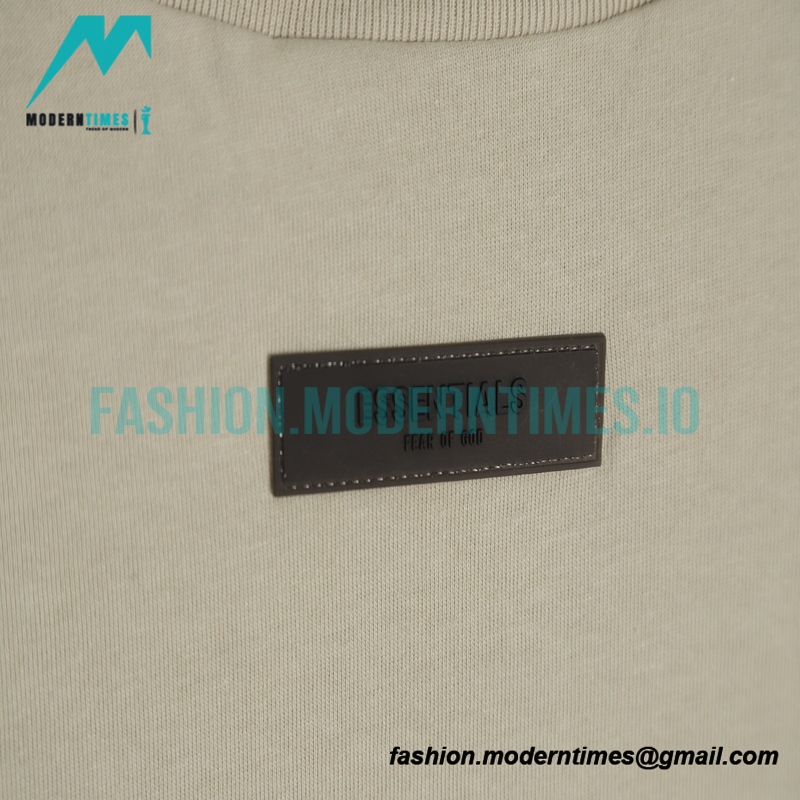  Fear Of God - Fenced 77-letter Short-sleeved T-shirt