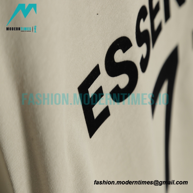  Fear Of God - Fenced 77-letter Short-sleeved T-shirt