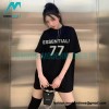  Fear Of God - Fenced 77-letter Short-sleeved T-shirt