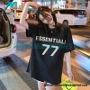  Fear Of God - Fenced 77-letter Short-sleeved T-shirt