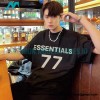  Fear Of God - Fenced 77-letter Short-sleeved T-shirt