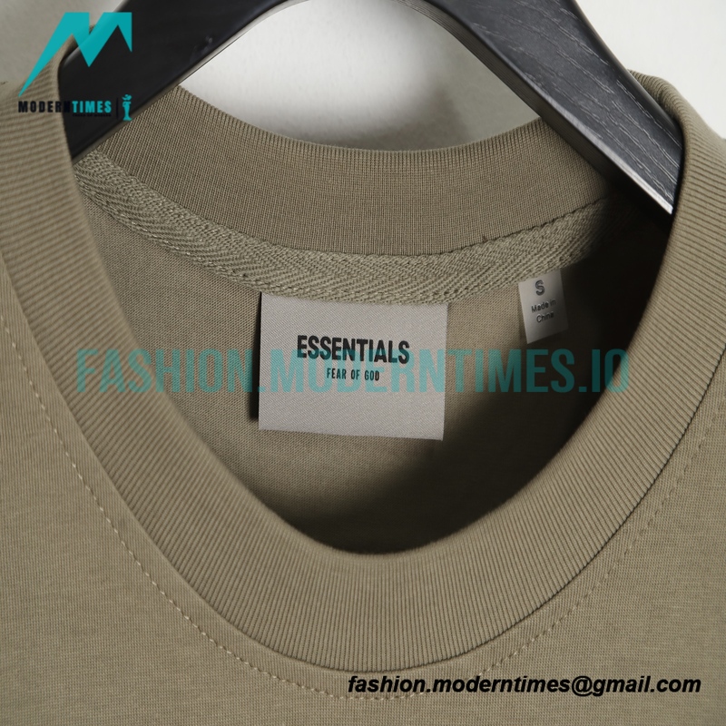 Fear Of God - Chest Silicone Letter-sleeve T-shirt