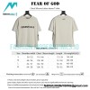 Fear Of God - Chest Silicone Letter-sleeve T-shirt