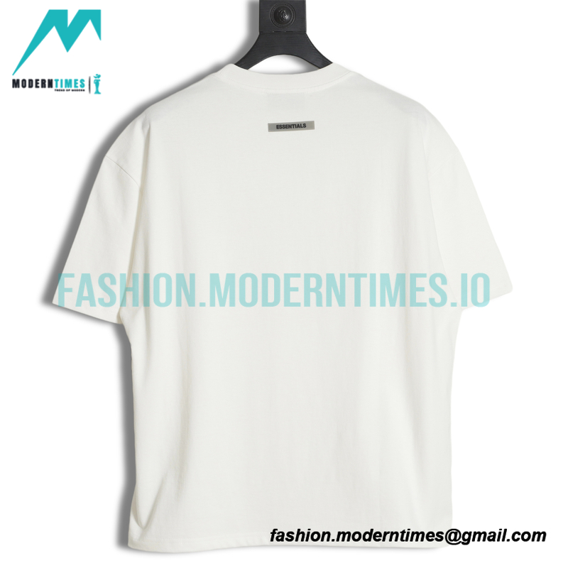 Fear Of God - Chest Silicone Letter-sleeve T-shirt