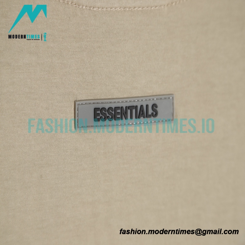 Fear Of God - Chest Silicone Letter-sleeve T-shirt