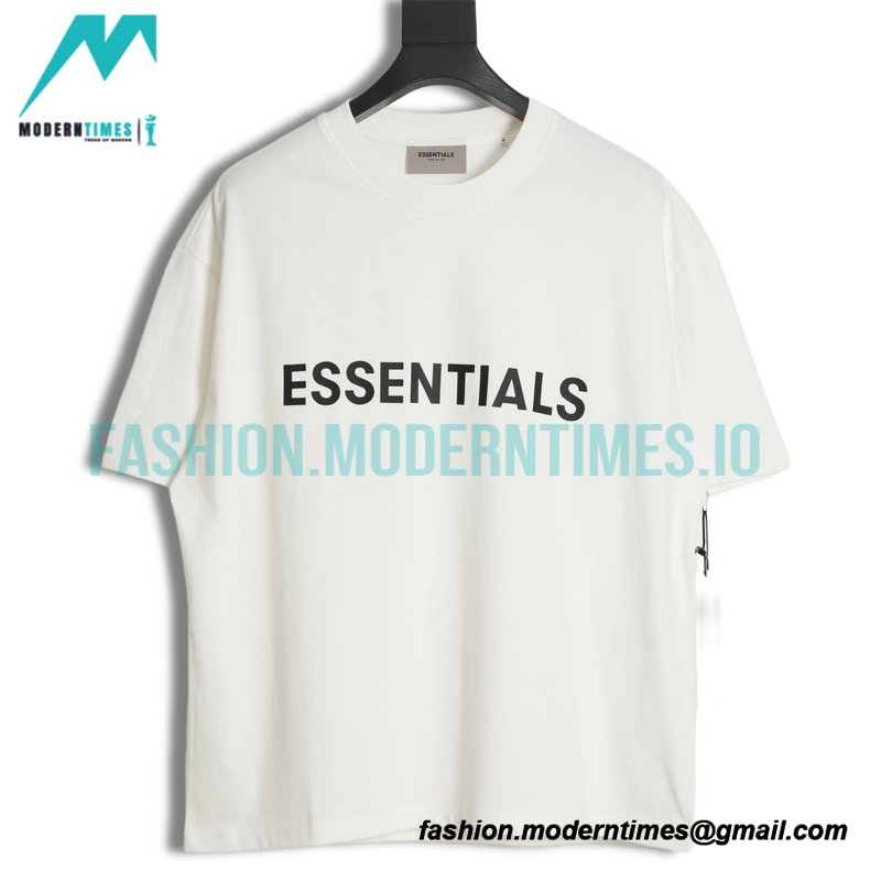 Fear Of God - Chest Silicone Letter-sleeve T-shirt