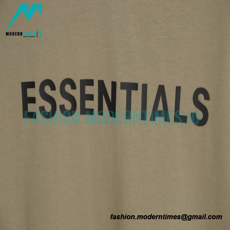 Fear Of God - Chest Silicone Letter-sleeve T-shirt