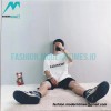 Fear Of God - Chest Silicone Letter-sleeve T-shirt