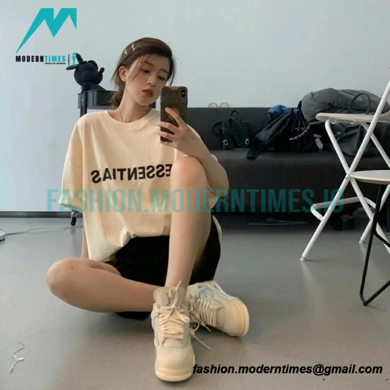 Fear Of God - Chest Silicone Letter-sleeve T-shirt