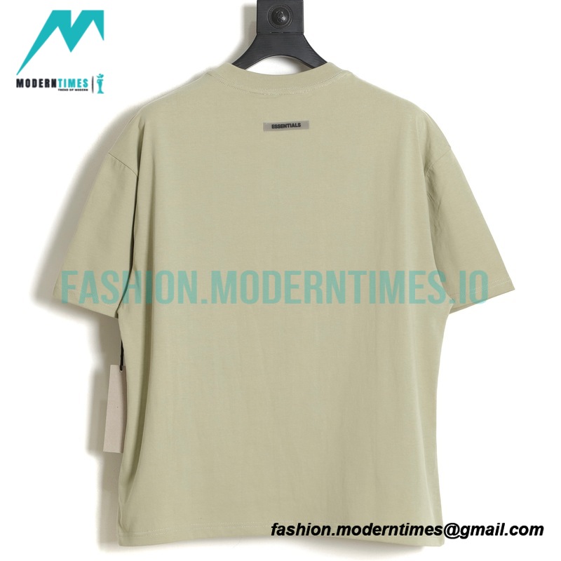Fear Of God - Chest Silicone Letter-sleeve T-shirt