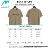 Fear Of God - Chest Silicone Letter-sleeve T-shirt