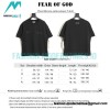 Fear Of God - Chest Silicone Letter-sleeve T-shirt