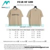 Fear Of God - Chest Silicone Letter-sleeve T-shirt