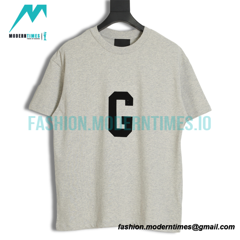 Fear Of God - Flocked Large G Letter Short Sleeve T-shirt
