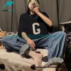 Fear Of God - Flocked Large G Letter Short Sleeve T-shirt