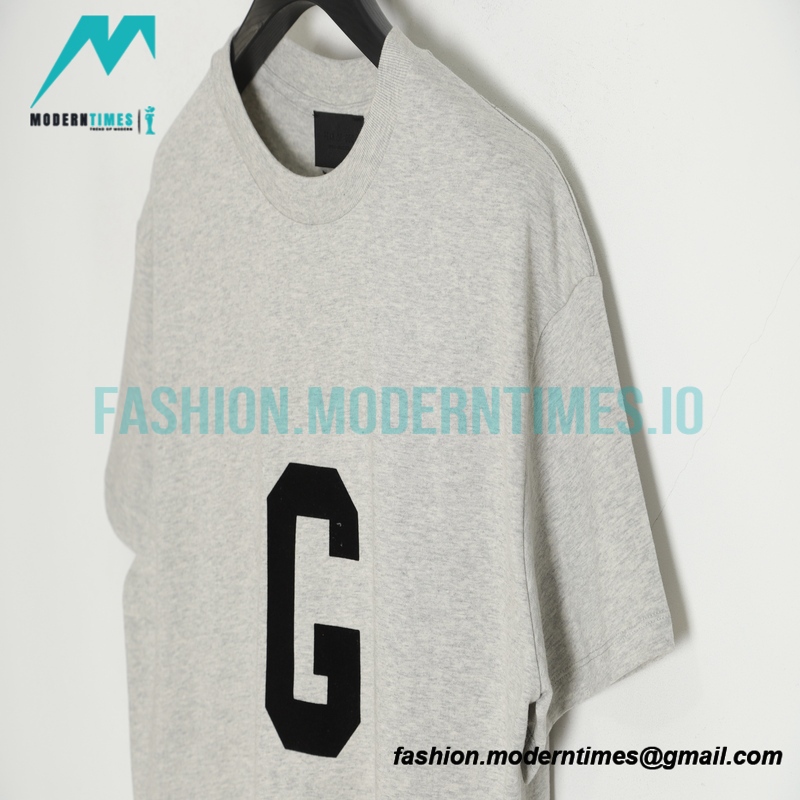 Fear Of God - Flocked Large G Letter Short Sleeve T-shirt