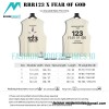 RRR123 - Fear OF God Co-branded Black Print Vest