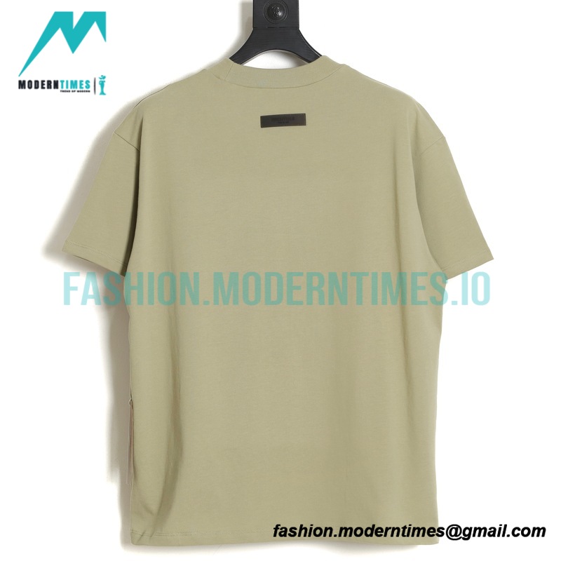 Fear Of God - Flocked Large E Letter Short Sleeve T-shirt
