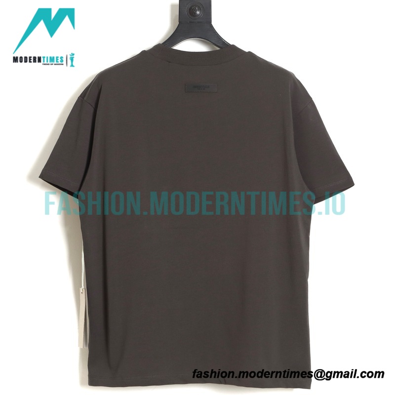 Fear Of God - Flocked Large E Letter Short Sleeve T-shirt
