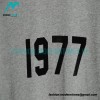 Fear Of God - Fenced 1977-letter Short-sleeved T-shirt