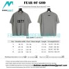 Fear Of God - Fenced 1977-letter Short-sleeved T-shirt