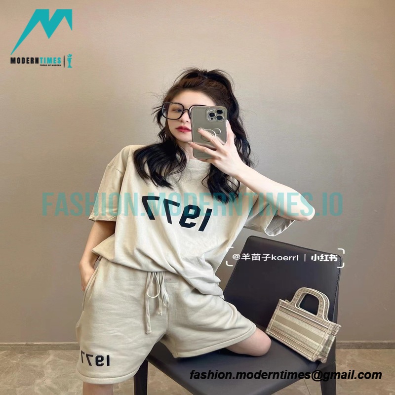 Fear Of God - Fenced 1977-letter Short-sleeved T-shirt