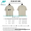 Fear Of God - Fenced 1977-letter Short-sleeved T-shirt