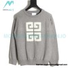 Givenchy - 23ss Latest Sweater Collection Flocked Logo crewneck sweater Givenchy - 23ss Latest Sweater Collection Flocked Logo crewneck sweater