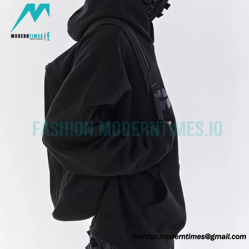 Far Archive - 23FW Wave Embroidered Hoodie
