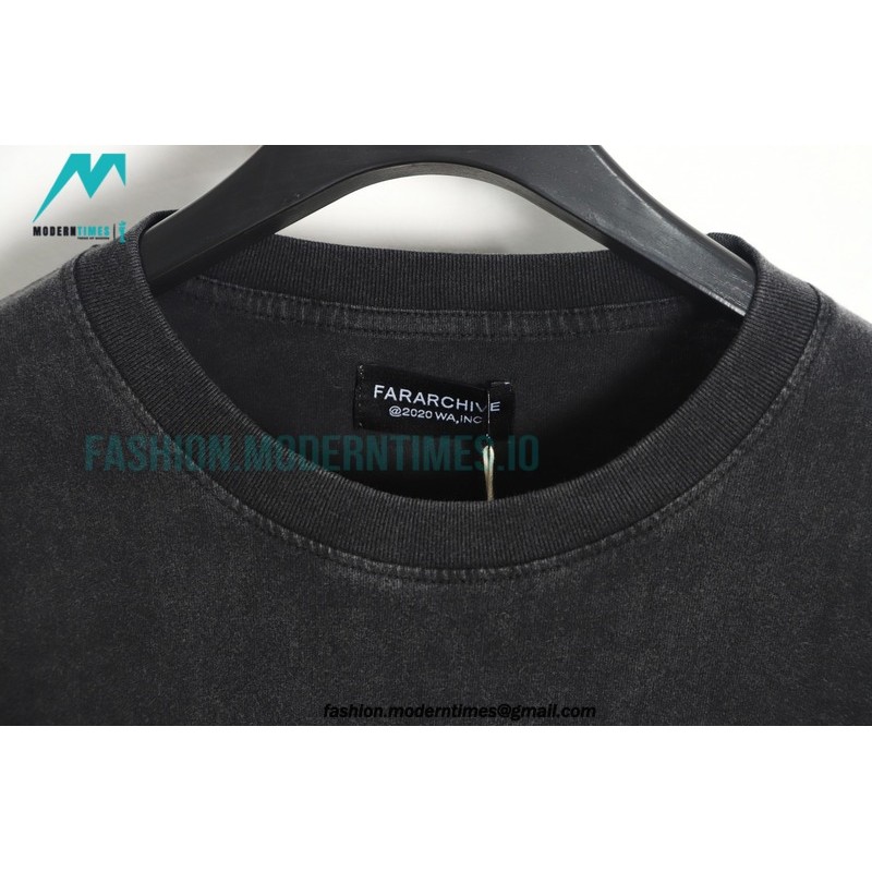 Far archive - 23FW Race wash long sleeve T-shirt